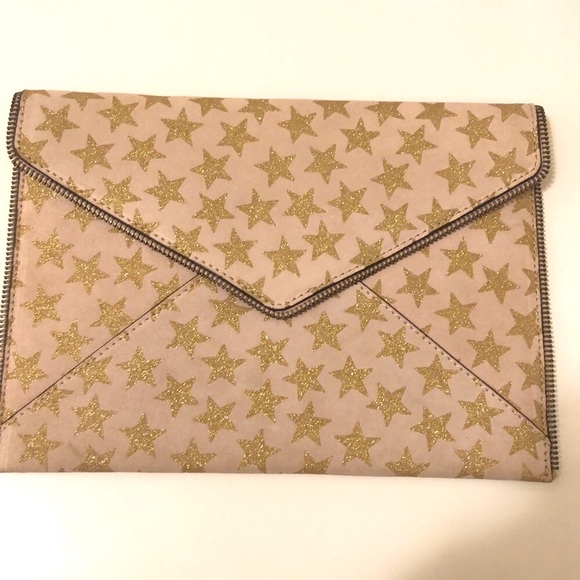 Rebecca Minkoff Handbags - REBECCA MINKOFF SUEDE LEATHER ENVELOPE CLUTCH BAG - NWOT